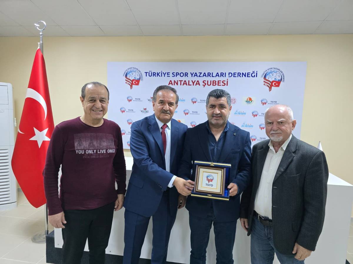 TSYD Antalya’da Kemal Çağlayan üyelerle buluştu