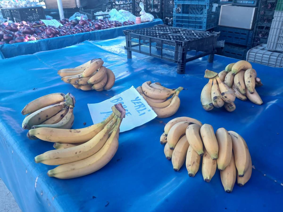 Antalya’da tezgahların gözdesi: Portakal ve muz!