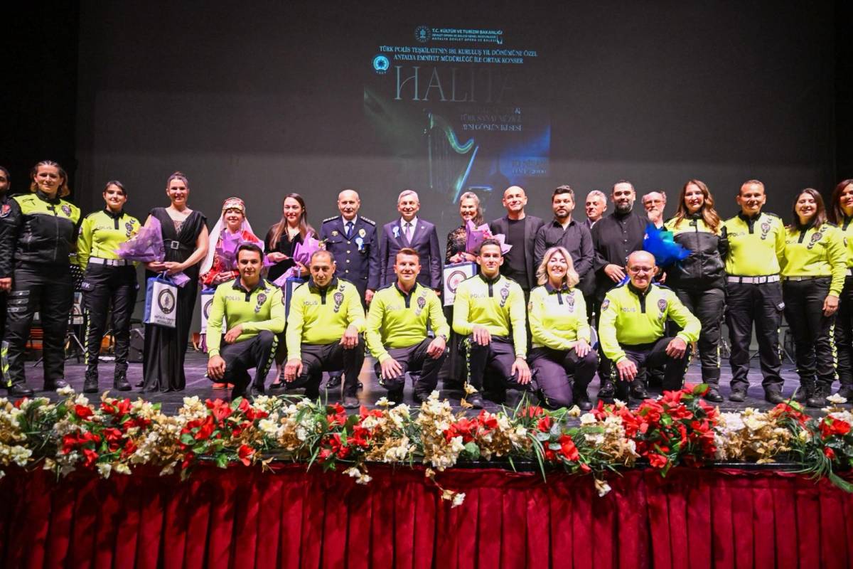 Türk Polis Teşkilatının 181. kuruluş yıldönümünde konser düzenlendi