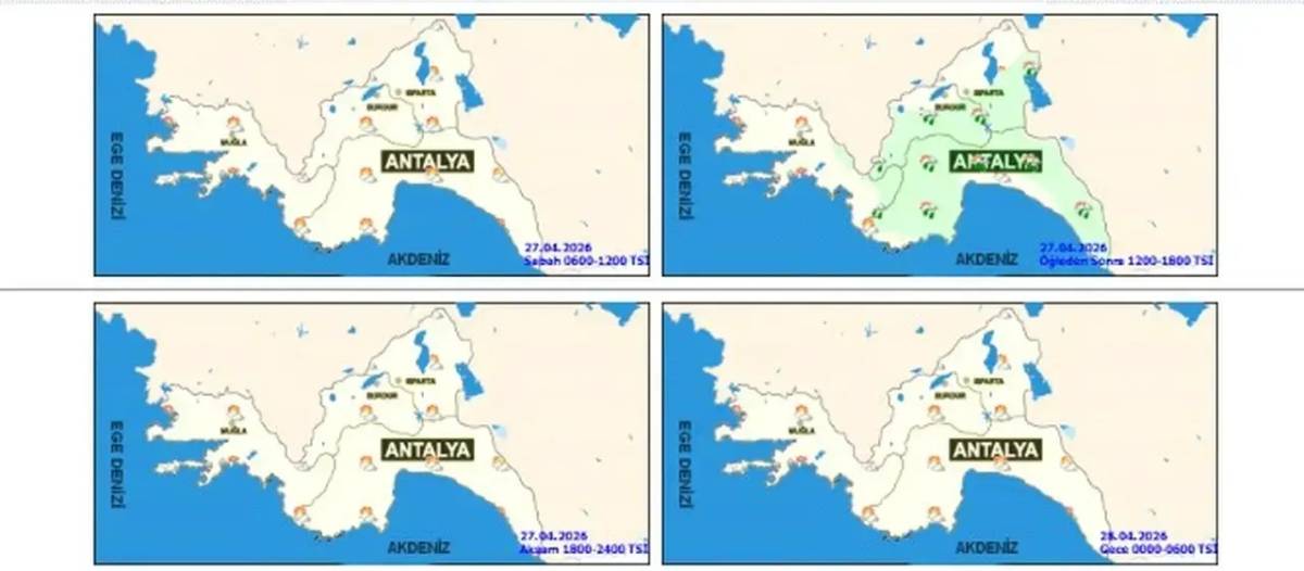 Antalya’da hava değişiyor! Kimse beklemiyordu