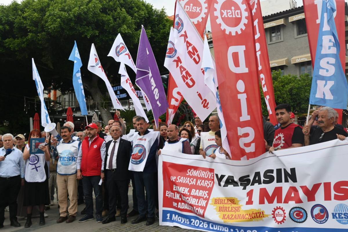 Antalya’da sendikalardan 1 Mayıs çağrısı