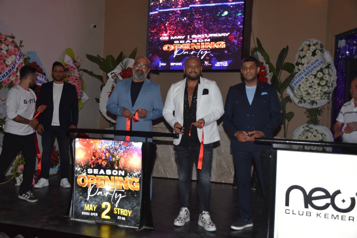 Kemer’de Neo Club rüzgarı: Görkemli açılışla sezona 