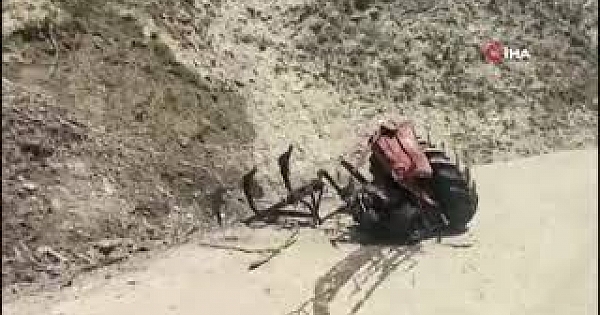 Manavgat'ta traktör 300 metrelik uçuruma yuvarlandı: 1 ölü