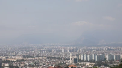 Antalya’yı nem bulutları kapladı