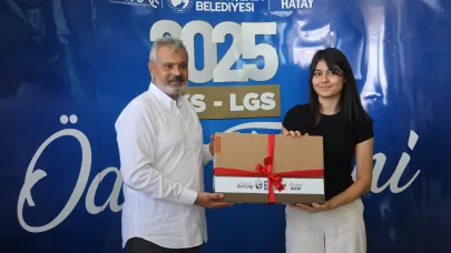 Dereceye giren öğrencilere bilgisayar ve eğitim desteği